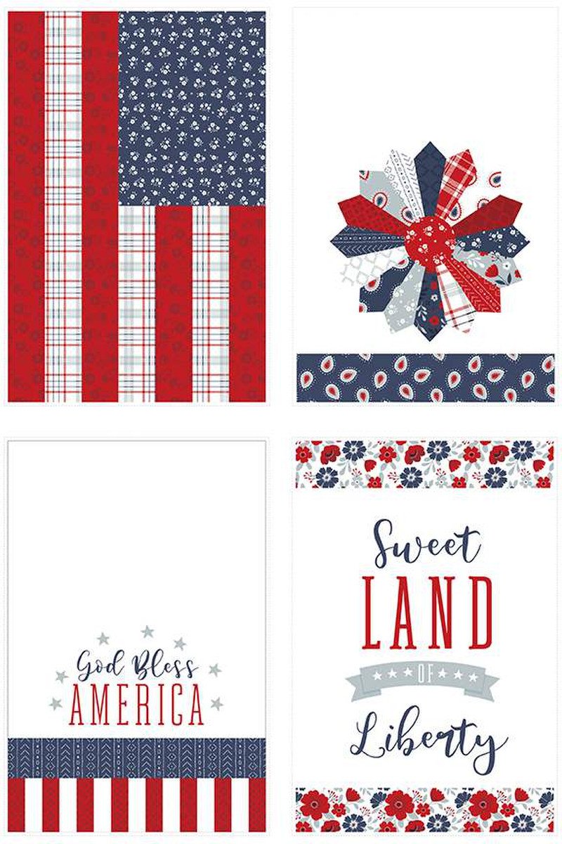 American Beauty Home Décor Tea Towel Panel #132