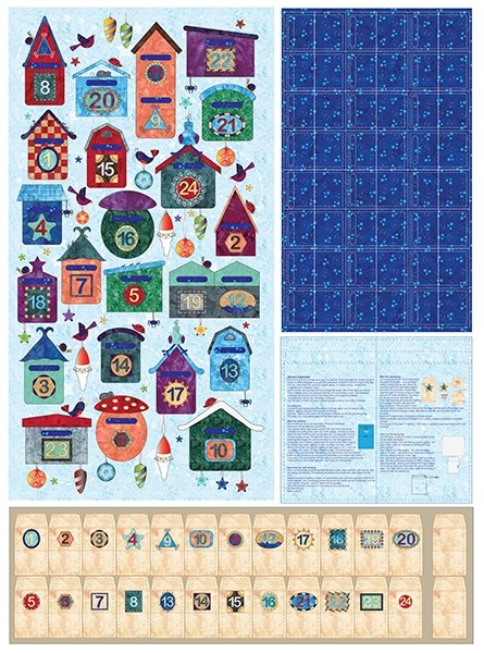 Christmas Post W5380-597 Panel #73
