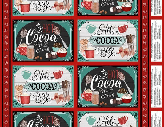 Cocoa Sweet placemat panel 24" Panel #135