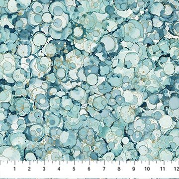 Midas Touch Blue Bubble Texture 42