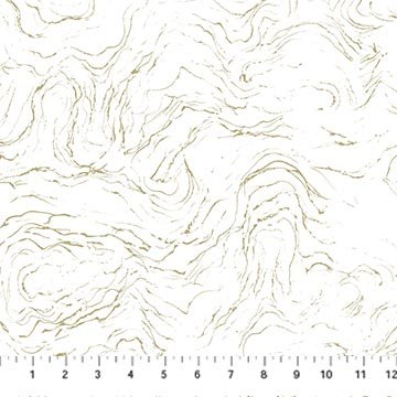 Midas Touch Metalic/White Wave Texture 10