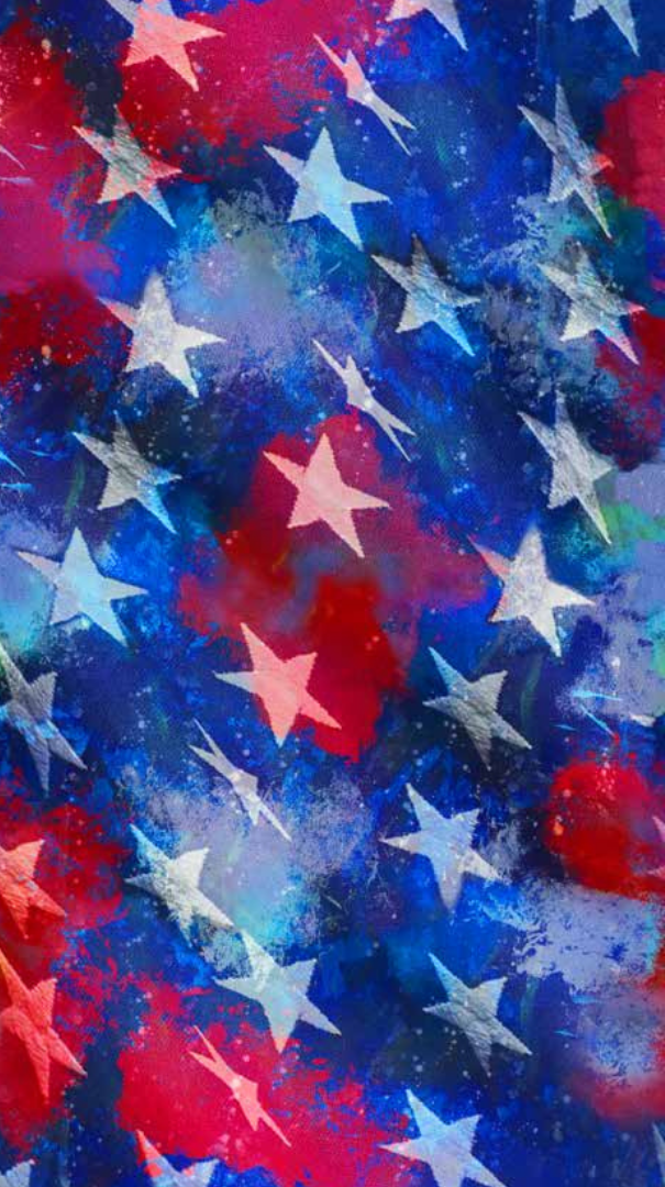 Royal Blue Patriot RTO 2025 Half-Yard Cuts