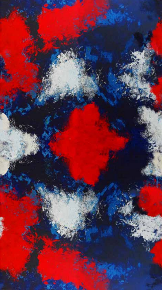 Cobalt Blue Patriotic Parade RTO 2025 Half-Yard Cuts