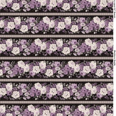 Repeating Stripe Multi Blackberry Bramble